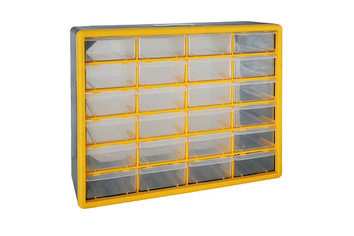 organizér plastový, 24 zásuvkový, HL3045-C - Hlavní obrázek