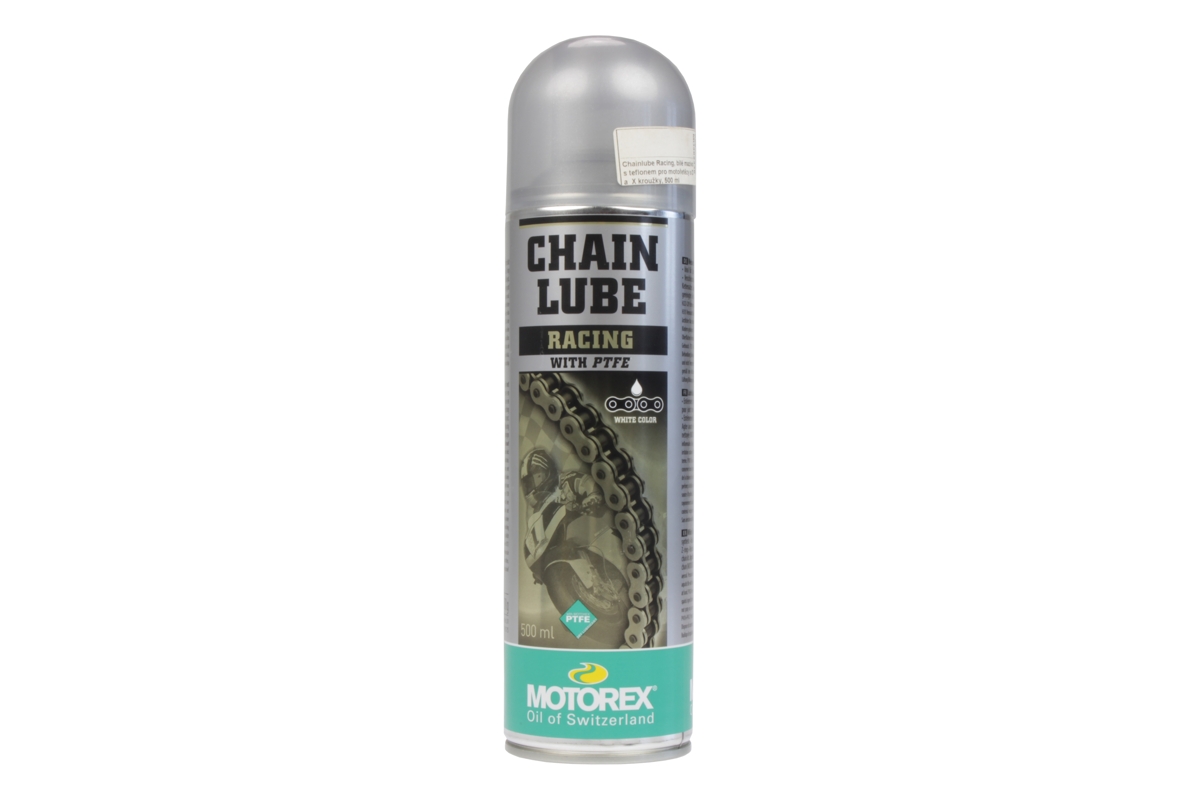 Chainlube Racing, bílé mazivo s teflonem pro motořetězy s O a  X kroužky, 500 ml - Hlavní obrázek