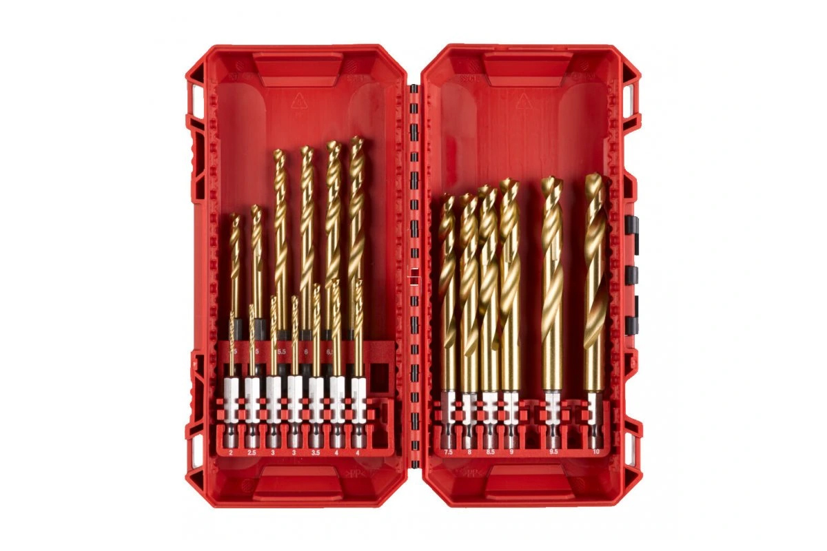 Vrtáky do kovu M Drill Swave, HSS-G TiN, 19 ks set - Hlavní obrázek