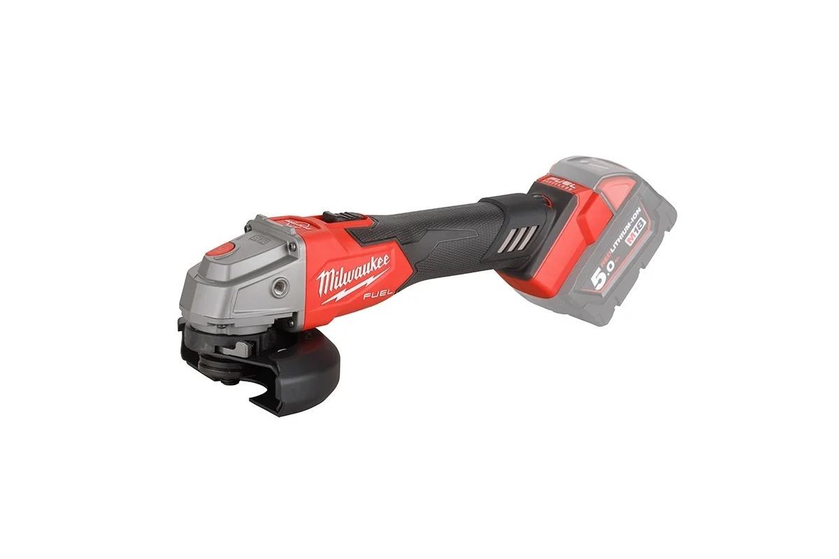 MILWAUKEE M18 FSAGV125XB M18 FUEL 125 mm úhlová bruska s kolébkovým spínačem, brzdou a regulací otáček - Hlavní obrázek
