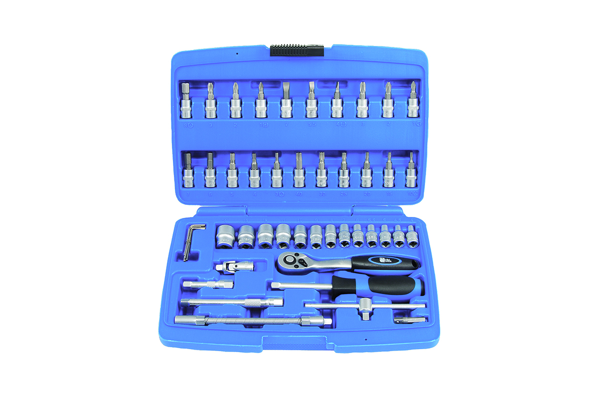 gola sada 1/4", 6ti hran 4 - 14 mm, Torx vrtaný, 47 dílů - Hlavní obrázek