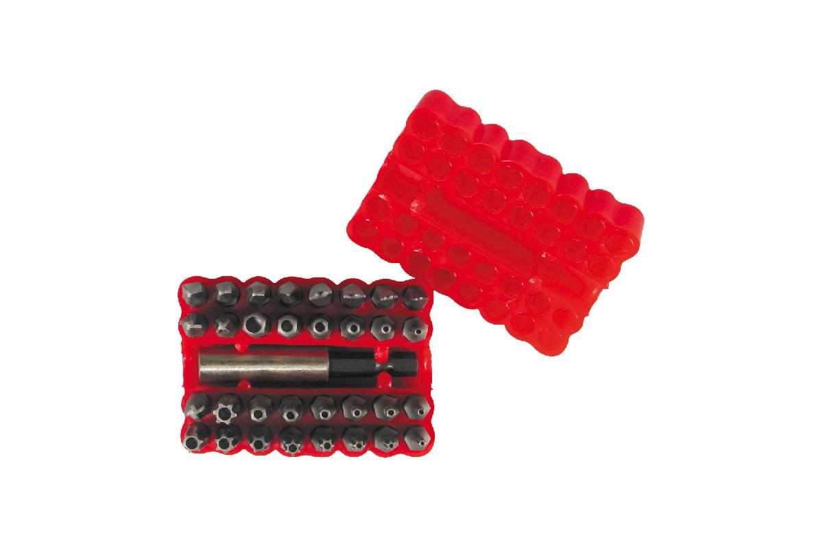 bity 1/4", PL - PH - PZ - Inbus - Torx - speciální, sada 33 dílů - Hlavní obrázek