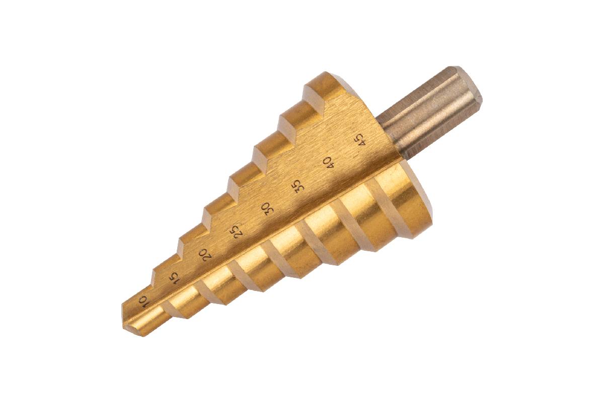 vrták stupňovitý HSS-TiN, průměr 10,0 - 45,0 mm - Hlavní obrázek