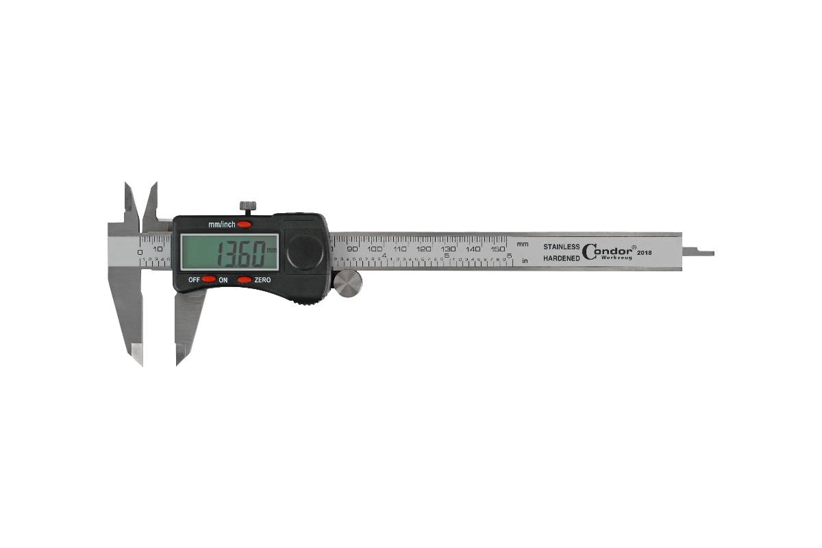 měřítko posuvné digitální, rozsah 0 - 150 mm, dělení 0,01 mm, INOX - Hlavní obrázek