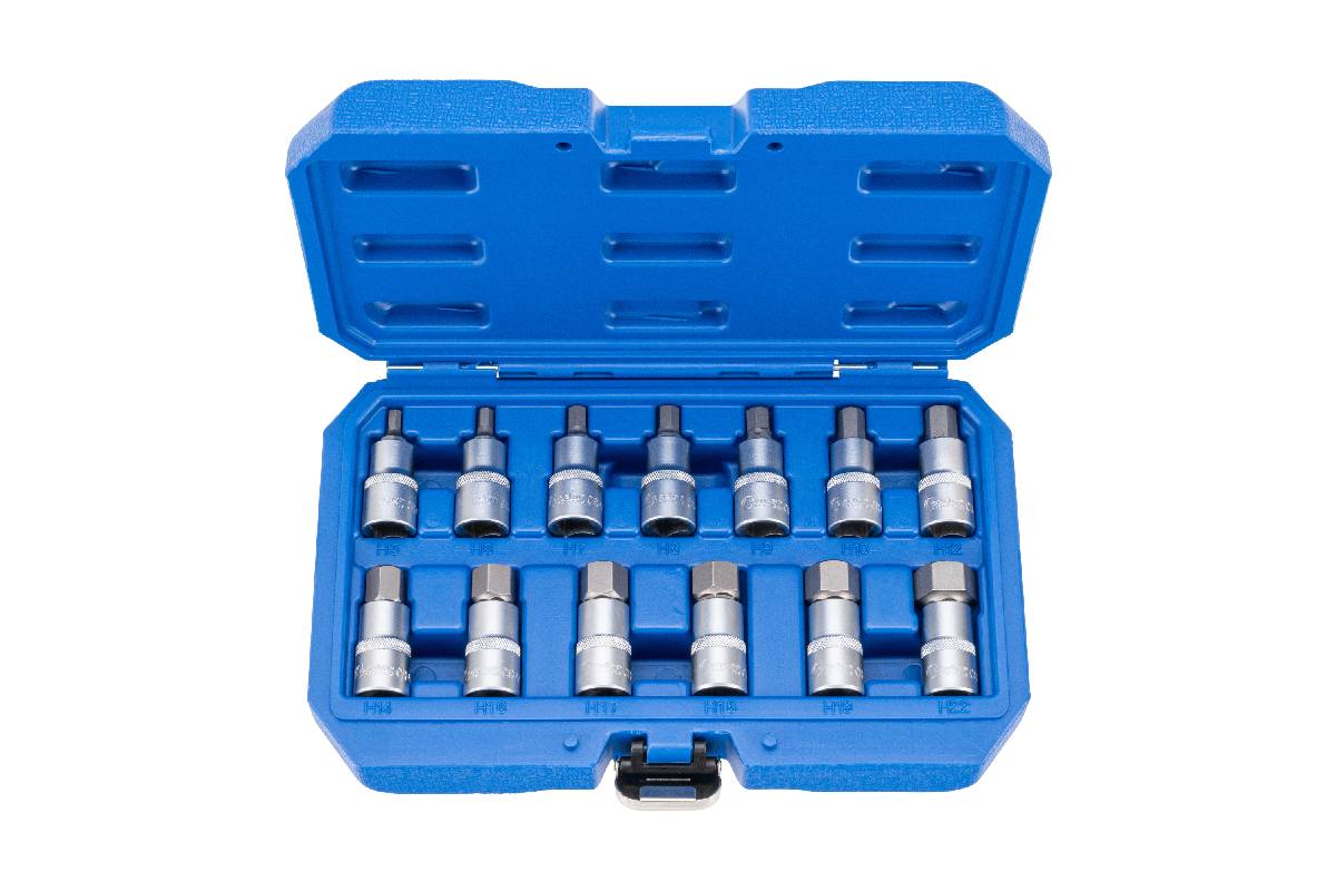 hlavice zástrčné 1/2", Inbus 5 - 22 mm, sada 12 dílů - Hlavní obrázek