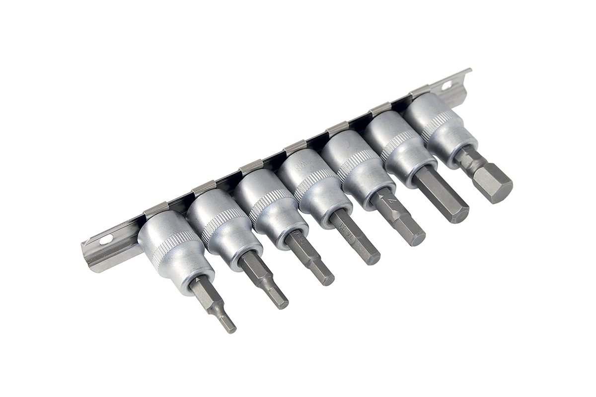 hlavice zástrčné 3/8" Inbus 3-10 mm, 7 dílů - Hlavní obrázek