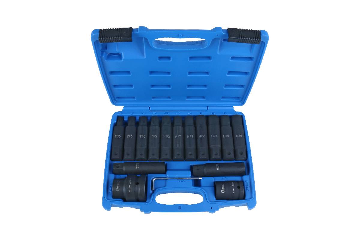bity 22 mm, Inbus - Torx - E-profil, sada 15 dílů - Hlavní obrázek