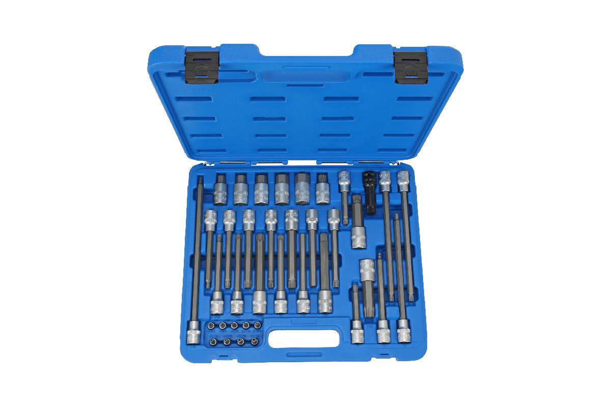 hlavice zástrčné 1/4" - 1/2", Inbus - Torx - Torx Security - XZN, sada 40 dílů - Hlavní obrázek