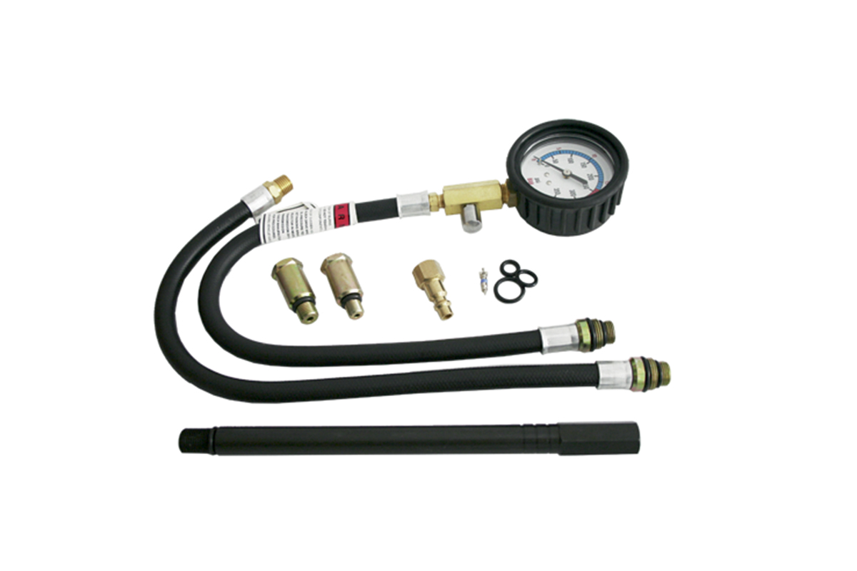 kompresmetr pro benzínové motory 10 - 25 bar, adaptéry 10,12,14 a 18 mm - Hlavní obrázek