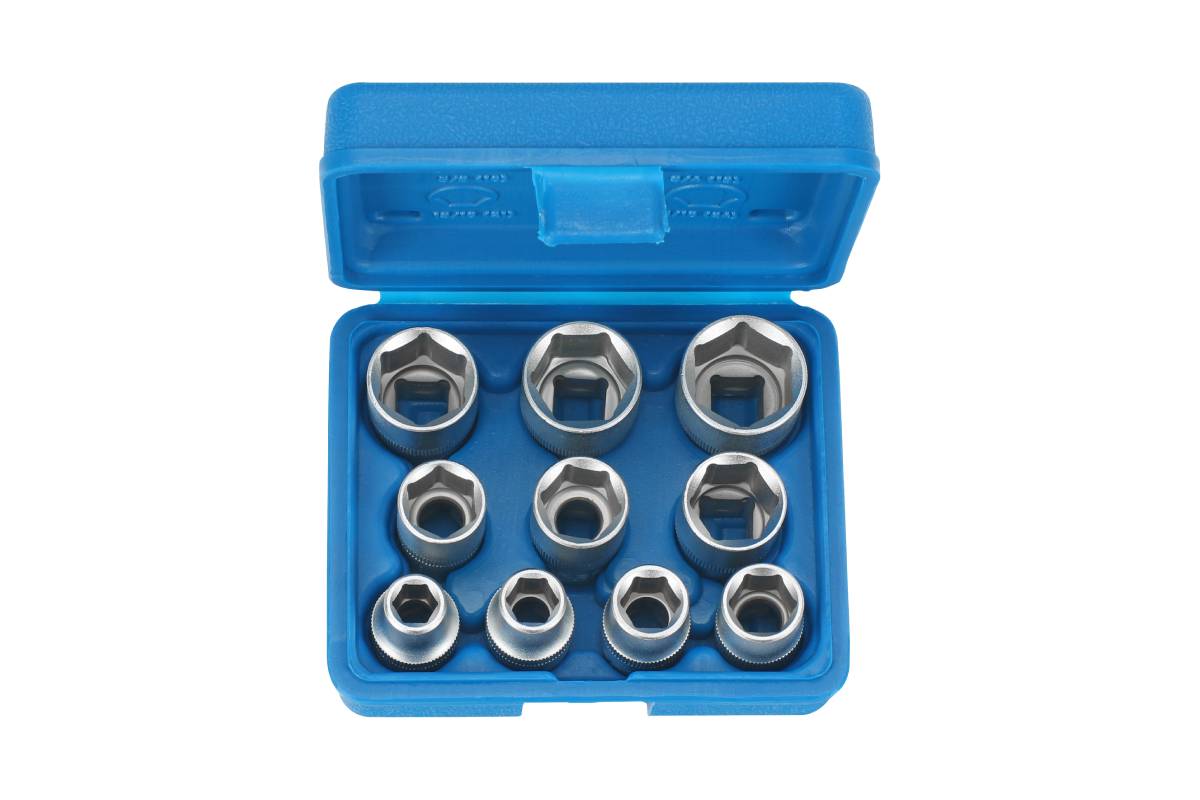 hlavice nástrčné 1/2", 6ti hran 3/8" - 15/16", sada 10 dílů - Hlavní obrázek