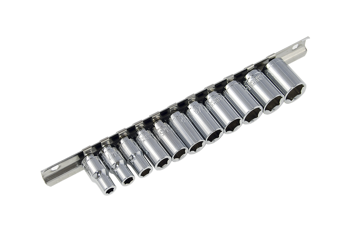 hlavice nástrčné 1/4", 6ti hran 3/16" - 1/2", sada 11 dílů - Hlavní obrázek