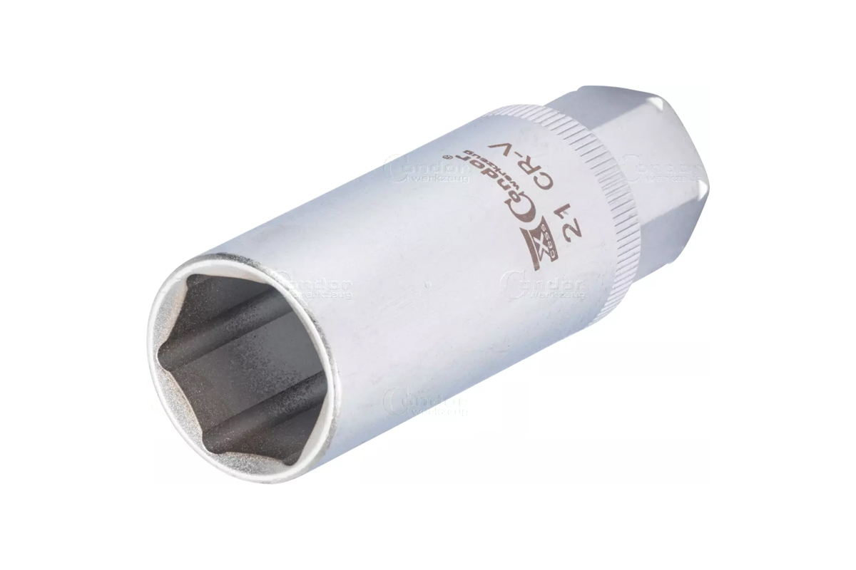 hlavice nástrčná průchozí s vnějším 6ti hranem 21 mm, 6ti hran 21 mm, ze sady 100-03575 - Hlavní obrázek