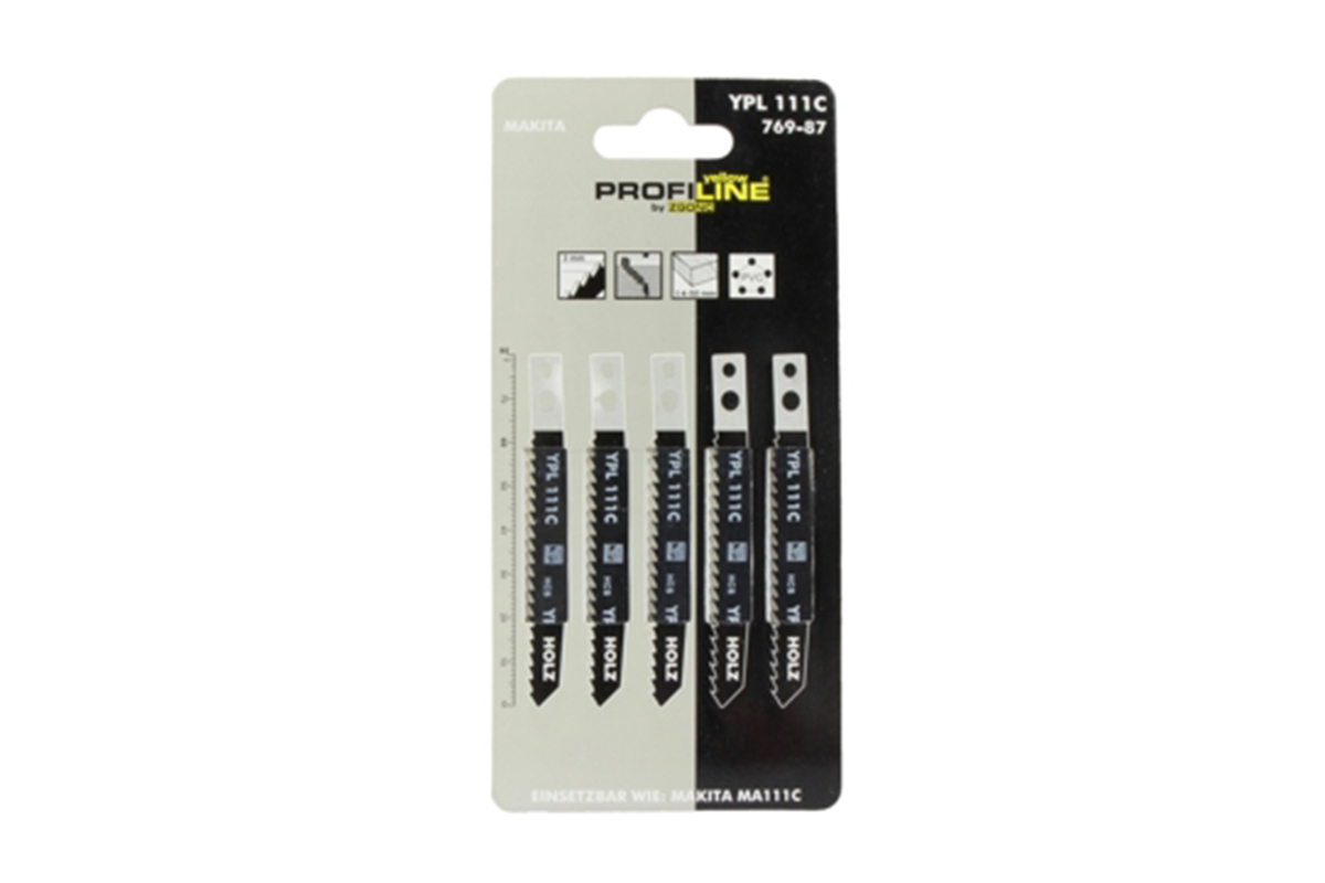 pilový plátek do přímočaré pily 1,4 mm - 18zubů / 25x50 mm, dřevo,PVC - Hlavní obrázek