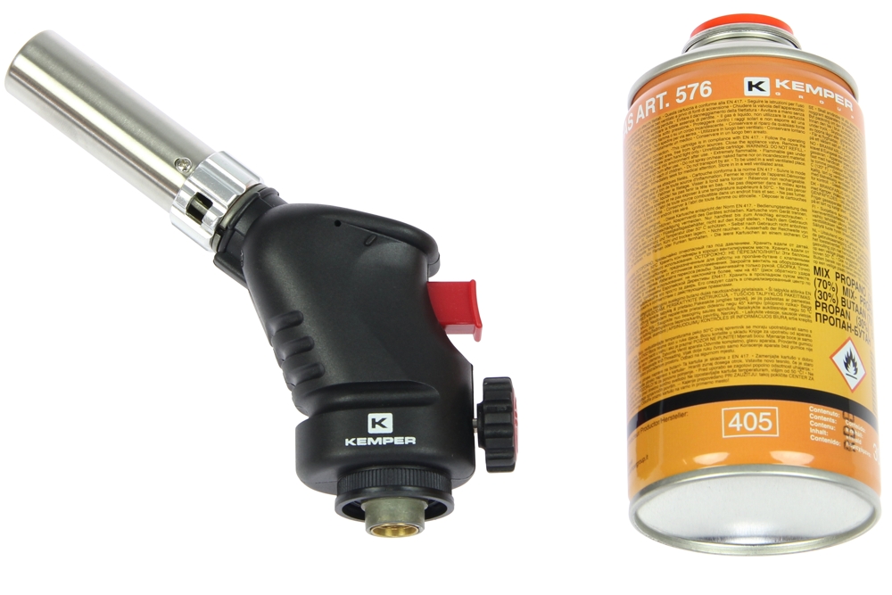 hořák plynový příruční s regulací teploty, max 1850°C, s náplní PB 300 ml - Hlavní obrázek