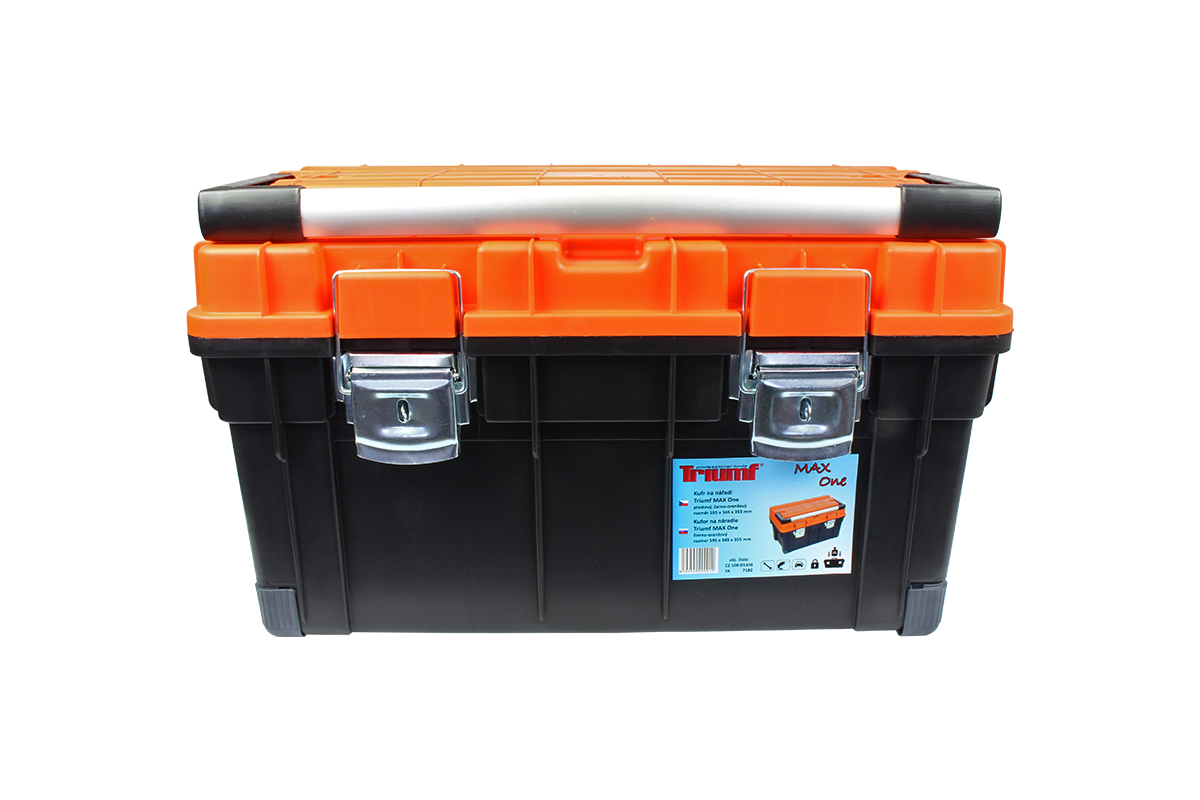 kufr na nářadí Triumf MAX One, profi, 595x345x355 mm, černo-oranžový - Hlavní obrázek