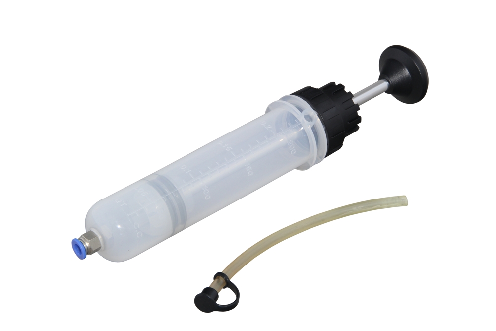 pumpa sací a vytlačovací 200 ccm, transparentní se stupnicí, hadice pr. 8 mm, délka 190 mm - Hlavní obrázek