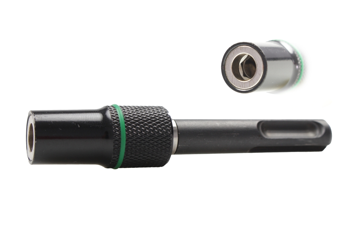 adaptér SDS Plus pro 1/4" bity, magnetický, délka 89 mm, s čelním magnetem - Hlavní obrázek