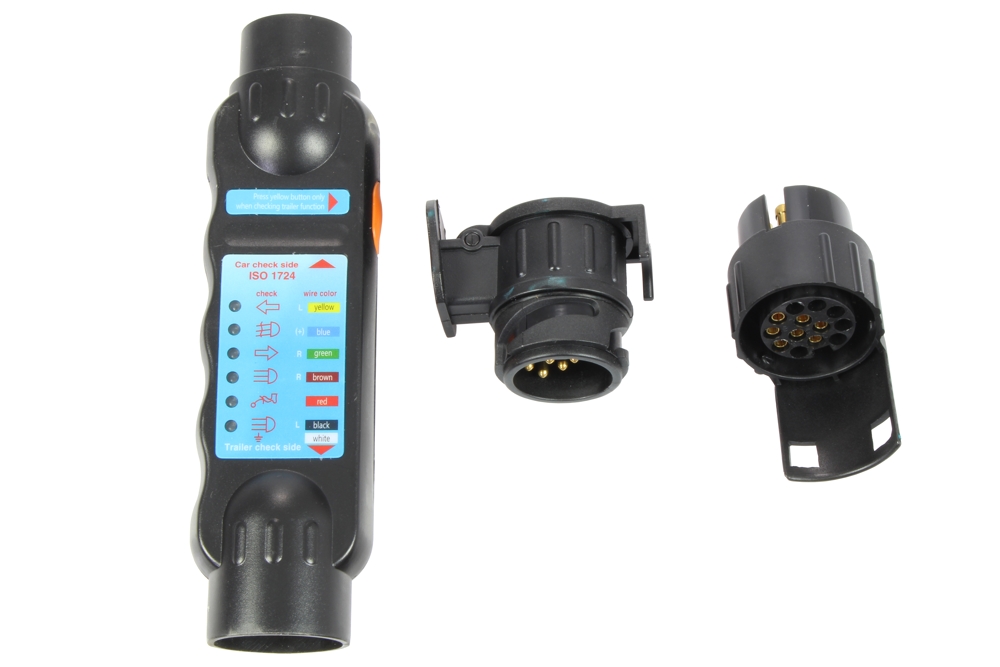 tester zásuvek a zástrček s 7 a 13 póly pro přívěsné vozíky - Hlavní obrázek