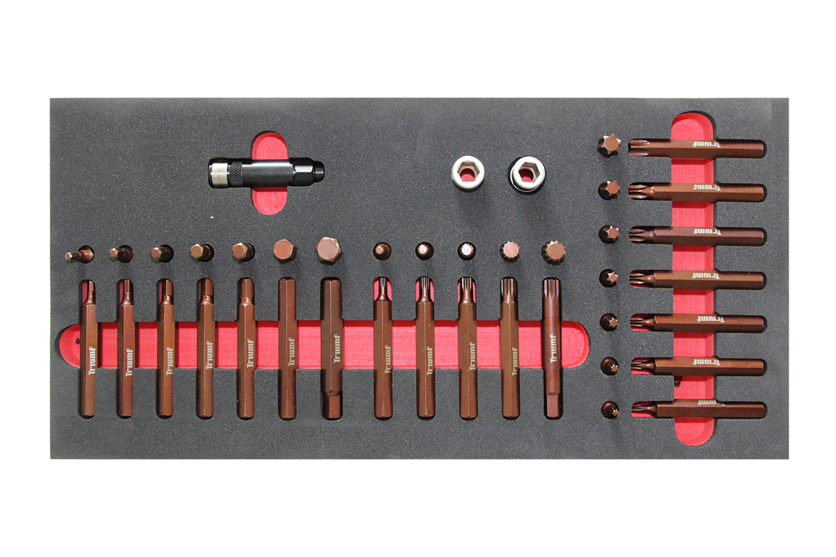 modul - bity 10 mm, Inbus - Torx - XZN, 41 dílů, velikost 1/3 - Hlavní obrázek