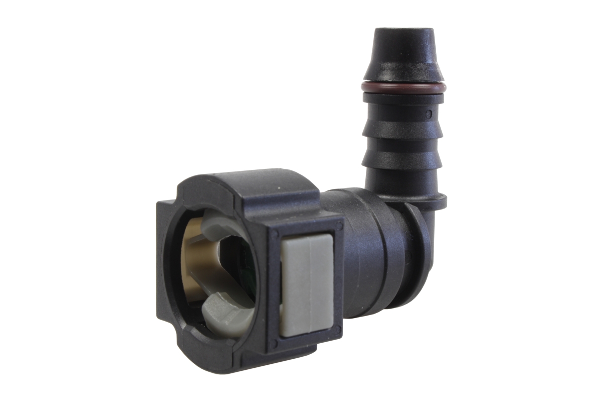 rychlospojka na opravu palivového vedení, zahnutá (90°) D4, vnitřní průměr 9,49 mm - Hlavní obrázek