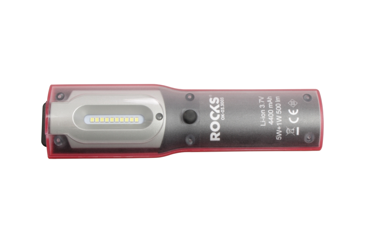 lampa montážní 10 SMD LED + 1 LED High power, akumulátorová, 3,7 V / 4400 mAh, IP54 - Hlavní obrázek