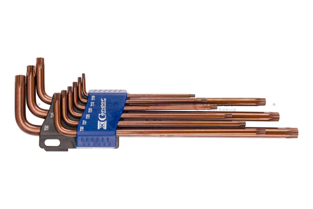 klíče zástrčné Torx T10 - T50, extra dlouhé, Xcess Performance, sada 9 dílů - Hlavní obrázek