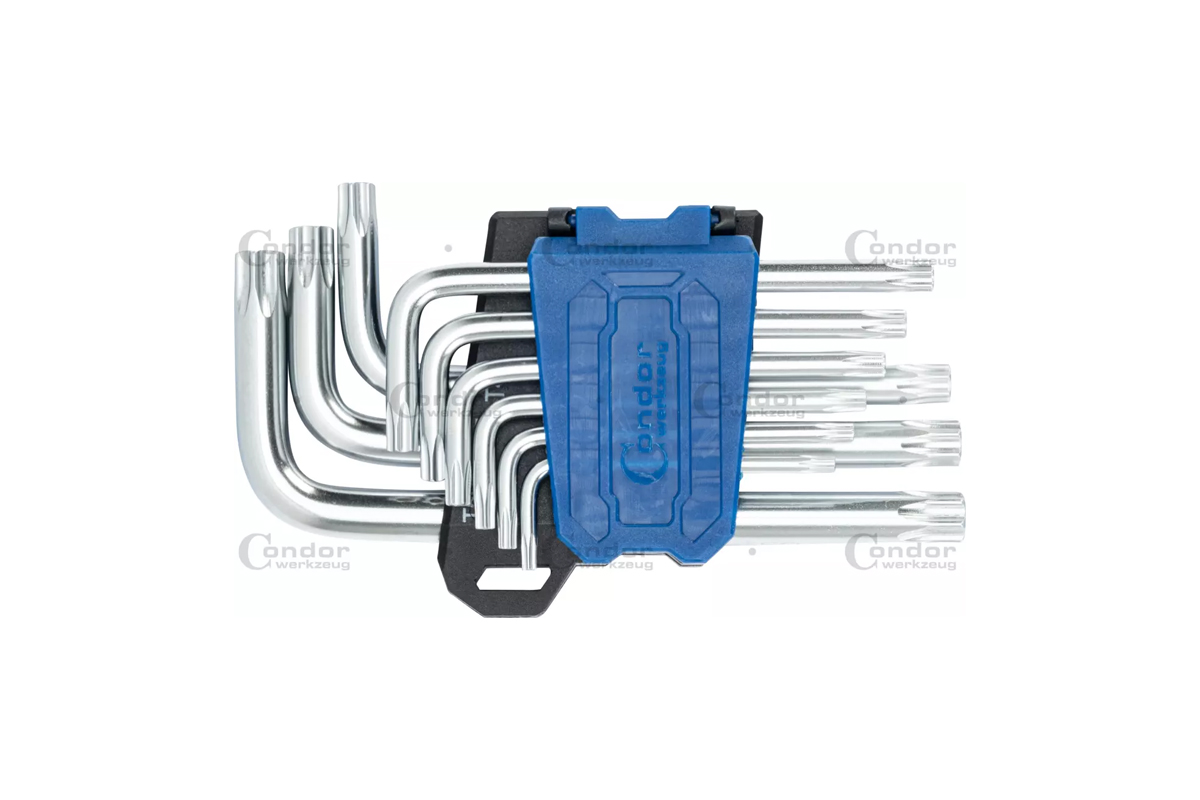 klíče zástrčné Torx T10 - T50, vrtané sada 9 dílů - Hlavní obrázek