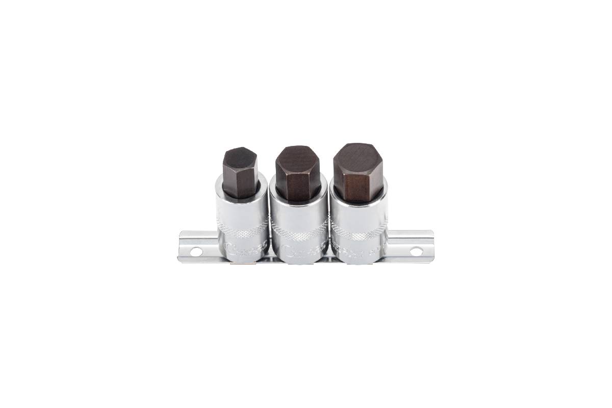 hlavice zástrčné 1/2", Inbus 14 - 19 mm, sada 3 díly - Hlavní obrázek