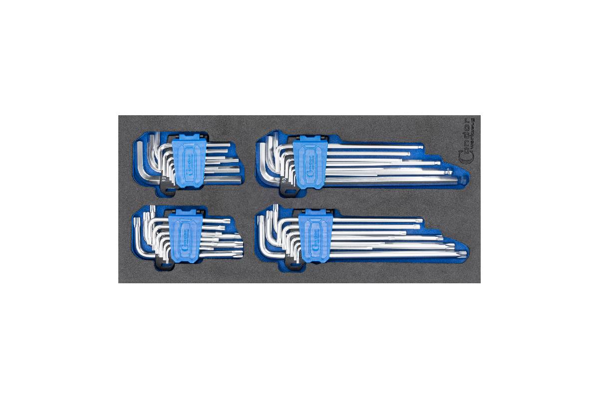 modul - klíče zástrčné Inbus, Torx, 36 dílů, velikost 1/3 - Hlavní obrázek