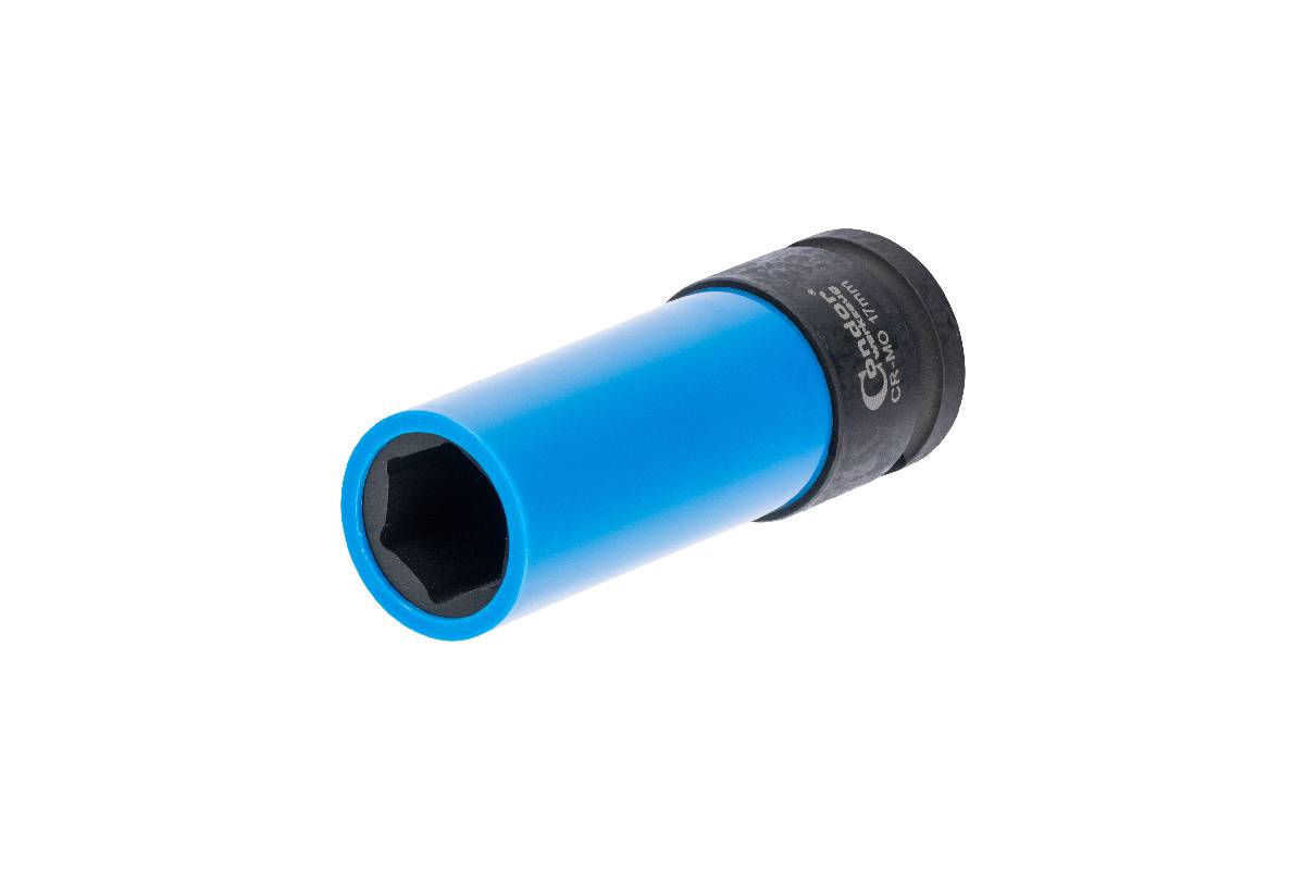 hlavice nástrčná 1/2", 6ti hran 17 mm, prodloužená, tvrzená, na Alu kola - Hlavní obrázek