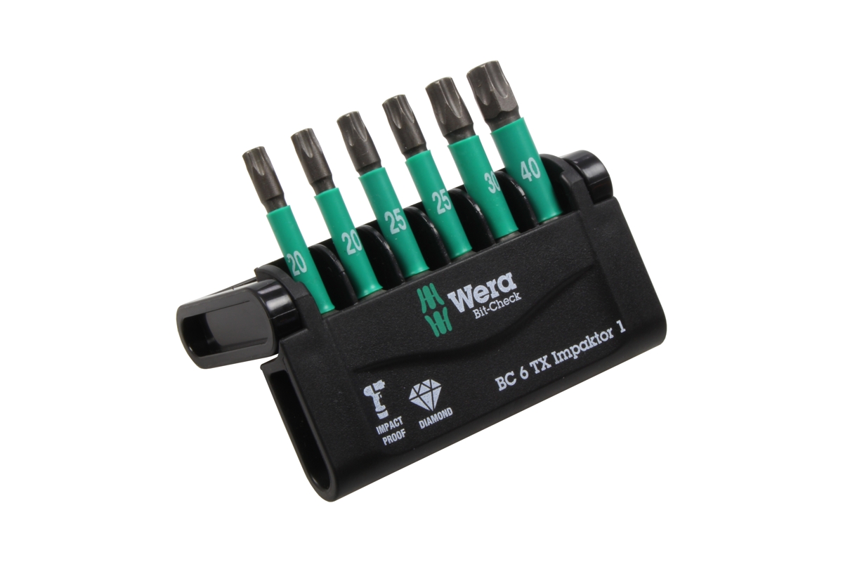 bity 1/4", Torx T20 - T40, impaktor, délka 50 mm, sada 6 dílů - Hlavní obrázek