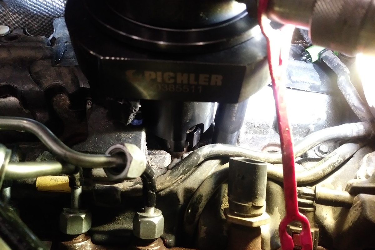 hydraulická sada na vytahování vstřiků vozů Ford s 2,0 l motory TDCI, bez hydraulické pístnice 12 t - doprovodný obrázek 4
