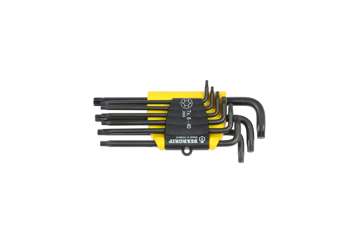 klíče zástrčné Torx T8 - T40, dlouhé, sada 9 dílů, 2846 - Hlavní obrázek