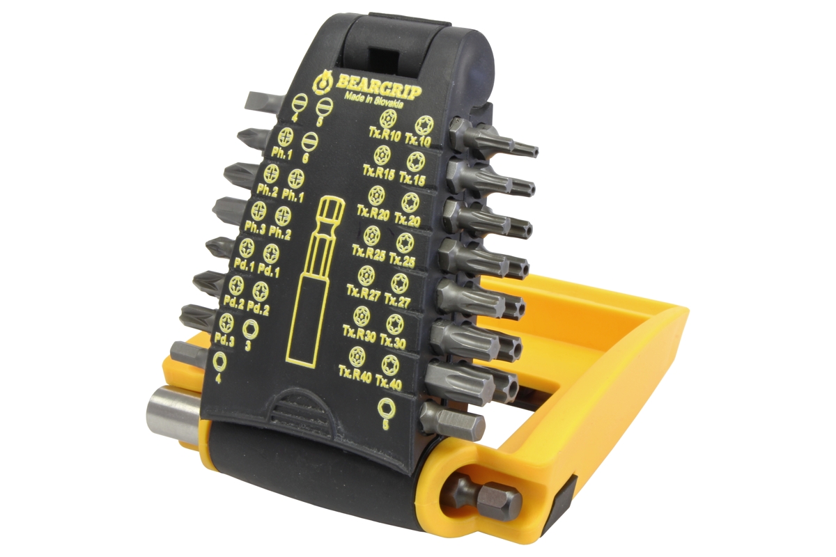 bity 1/4", PL - PH - PZ - Inbus - Torx - Torx vrtaný, sada 31 dílů, ClipPac XXL - Hlavní obrázek