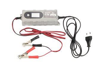 Nabíječka autobaterií s LCD displejem, 230V, 12V, pro baterie PB WET, GEL, AGM, LiFePO4, 1,2 - 120Ah - produktové foto