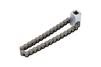 Klíč na olejové filtry řetězový, do průměru 120 mm, vstup 1/2", těžké provedení - produktové foto