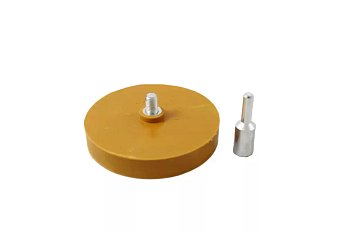 Kotouč gumový plochý, průměr 86 mm, na odstraňování samolepek - produktové foto
