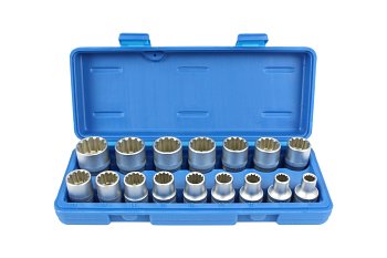 Hlavice nástrčné 1/2", VarioPlus 8 - 24 mm, 16 dílů - produktové foto