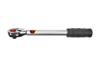 Ráčna 1/2" teleskopická, délka 340 - 490 mm, 45 zubů, s přepínací páčkou - produktové foto