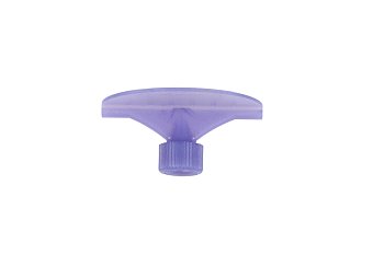 Ovál lepící "hříbek" 33x47 mm "Tiddy Tab",  fialový, 1 ks - produktové foto
