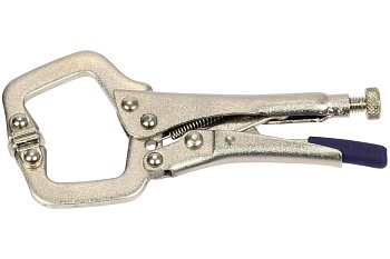 Kleště upínací "grip", délka 110 mm, bodové "C" čelisti, výkyvné - produktové foto