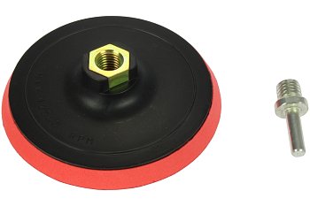 Unašeč se suchým zipem 125 mm, M14 + dřík 6 mm - produktové foto