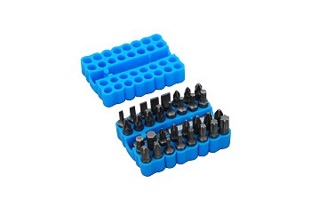 Bity 1/4", PL - PH - PZ - Inbus - Torx, S2, sada 33 dílů - produktové foto