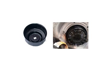 Hlavice nástrčná 3/8", na olejové filtry, 15ti hran 74 mm, na vozy Ford, VW, Audi, GM - produktové foto