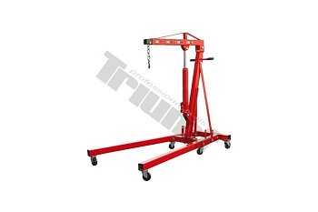 Jeřáb hydraulický "žirafa", nosnost max. 2 t, skládací - produktové foto