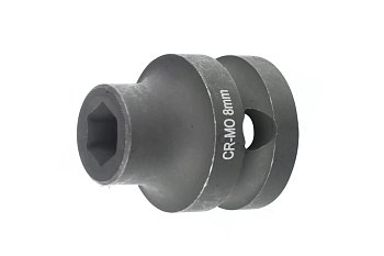 Hlavice nástrčná 1/2", 6ti hran 9 mm, tvrzená, extra krátká - produktové foto
