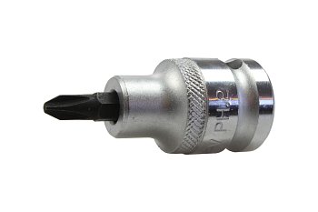 Hlavice zástrčná 1/2", křížová PH2 x 55 mm, S2, maximální zatížení 50 Nm - produktové foto